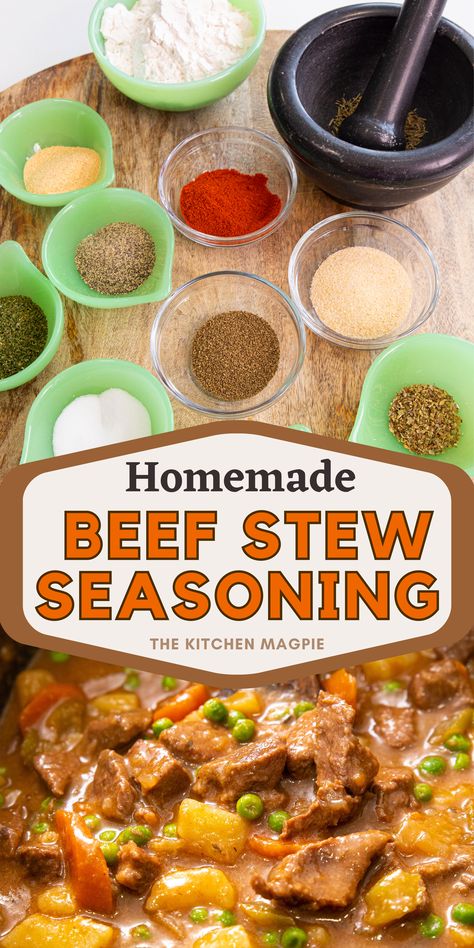 Beef Stew Seasoning Beef Stew For Canning, Marinade For Beef Stew Meat, Beef Stew Spices Seasoning Mixes, Copycat Mccormick Beef Stew Seasoning, Beef Stew Mix Diy, Beef Seasoning Recipes, Beef Stew Mix Recipe, Stew Seasoning Recipe, Homemade Beef Stew Seasoning