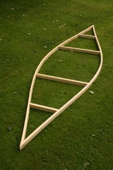 Skin on frame canadian canoe tutorial- jonsbushcraft.com Moana Boat, Canadian Canoe, Fishing Pole Holder, Wood Canoe, First Rib, Canoe Building, Make A Boat, Willow Wood, Rosamund Pike