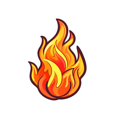 Fire Flame Sticker Clipart AI Generated Fire Graphic Design Illustration, Fire Vector Art, Fire Vector Illustrations, Fire Art Drawing, Fuego Aesthetic, Flames Clipart, Fire Logo Design, Fire Cartoon, Fire Clipart