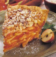 Christmas Meal Recipes, Deep Dish Apple Pie, Cheesecake Fruit, Apple Crumble Pie, Apple Streusel, Baking Bowl, Slice Of Pie, Chef Ideas, Pampered Chef Recipes