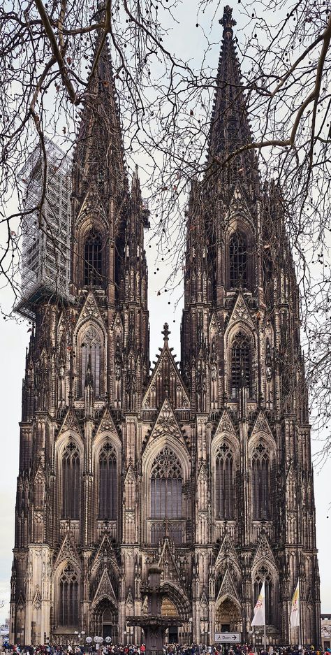 The Story of Cologne Cathedral Cathedral Tattoo, Gothic Cathedral, Architecture Images, Church Building, Medieval Period, Bucket List Destinations, Gothic Architecture, Place Of Worship, Architecture Fashion