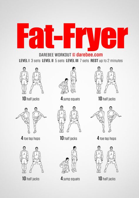 Fat-Fryer Workout Darbee Workout, Jump Workout, Fat Burner Workout, Lower Body Muscles, Beginner Workouts, Calorie Burn, Extra Credit, Workout Chart, Ab Workout At Home