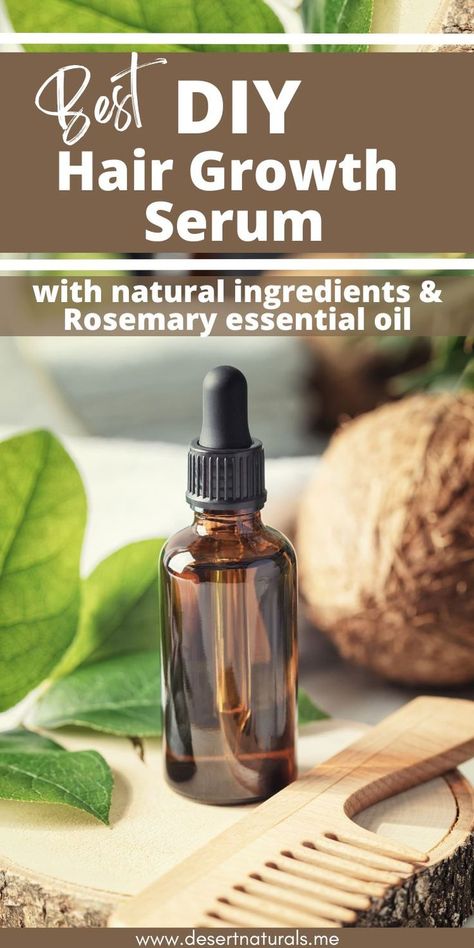 Essential Oil Hair Growth Spray, Diy Hair Growth Serum Recipe, Hair Serum Recipe, Homemade Essentials, Diy Hair Serum, Diy Hair Growth Oil, Hair Growth Oil Recipe, Hair Growth Serum Diy, Hair Oil Recipe