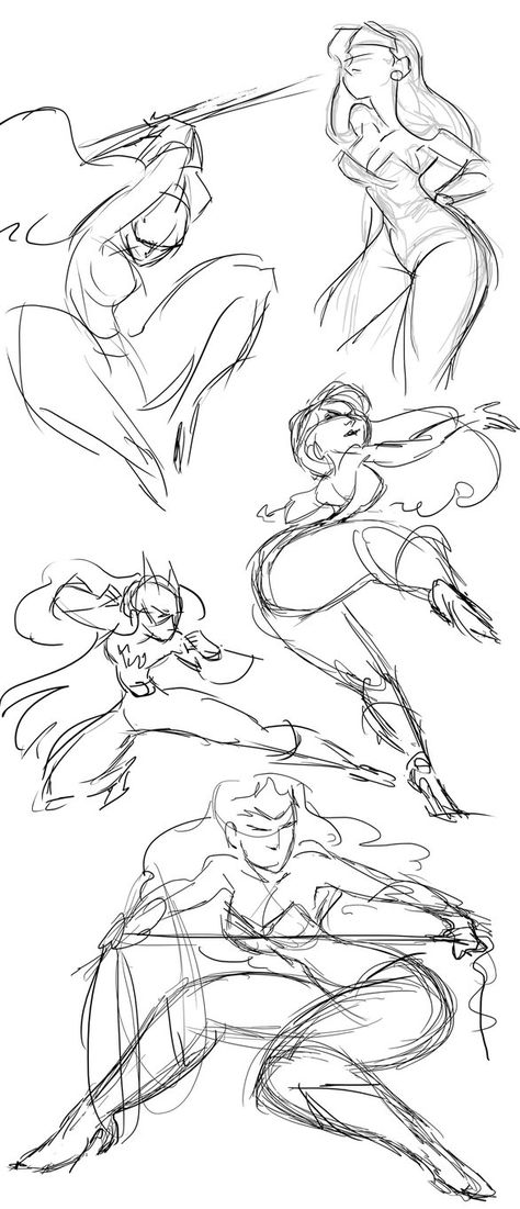 Studies by The-Orange-One on DeviantArt Reference Poses Drawing Action, Female Flexing Reference, Poses Action Reference, Flexing Drawing Reference, Flex Pose Reference, Flexing Pose Reference Drawing, Drawing Poses Action, Anatomy Reference Female, Chaotic Pose Reference