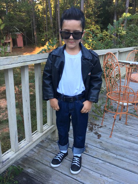 Decades Day Boys, Kids Decade Day Outfits Boys, 50s Outfits For Kids Boys, 50s Day At School For Boys, 50s Outfits For Boys, 50th Day Of School Dress Up, 50s Fashion Boys, Decades Day Spirit Week Boys, Kids 80s Outfit Ideas Boys