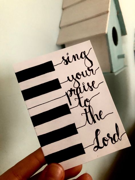 Praise To The Lord, Bible Verse Painting, Mini Bible, Bible Psalms, Prayer Station, Diy Best Friend Gifts, Bible Bookmark, Personalised Gifts Diy, Bookmark Craft