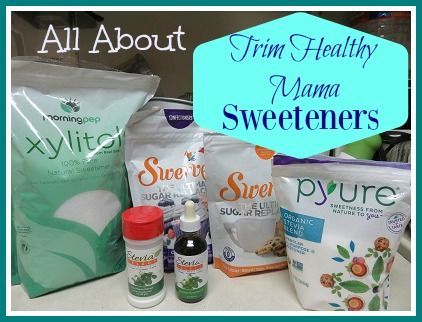 All About Trim Healthy Mama Sweeteners and what to do if you can't have certain ones, including stevia and/or sugar alcohols! Gentle Sweet Recipe, Trim Healthy Mama Recipe, Trim Healthy Mama Plan, Trim Healthy Momma, Trim Healthy Mama Recipes, Thm Desserts, Low Carb Sweets, Healthy Sugar, Thm Recipes