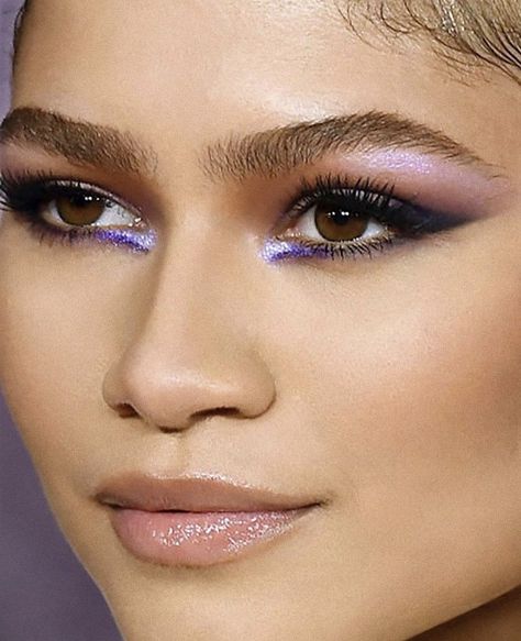 n on Twitter: "ZENDAYA… " Inner Corner Eyeshadow, Corner Eyeshadow, Close Up, Eye Makeup, Purple, Makeup, Hair, On Instagram, Instagram