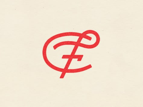 Working on a monogram for an upscale gym here in Philly.  I'm not the best letterer around so if anyone has any tips please don't hesitate to leave a comment. Any help would be appreciated. F Lettering, Wordmark Logo Typography, I Monogram, Two Letter Logo, F Monogram, Logo Inspiration Vintage, D Monogram, Small Business Logo Design, C Monogram