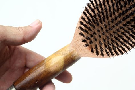 3 Ways to Clean Hairbrushes and Combs - wikiHow Clean Hairbrush, Change Hair, Weave Hair, Mild Cleanser, Healthy Hair Care, Cleaning Brushes, Beautiful Hair Color, Professional Hairstylist, Hair Styler