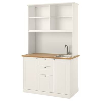 Mini-Kitchens & Kitchenettes - Modular Kitchen Units - IKEA Ikea Coffee Bar, Kitchenette Ikea, Kitchenette Cabinets, Ikea Coffee, Modular Cabinets, Ikea Food, Kitchen Modular, Outdoor Beds, Kitchen Installation