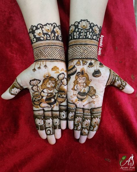 Engagement Mehndi, Bal Gopal, Engagement Mehndi Designs, Mehandi Designs, Mehendi Designs, Hand Henna, Mehndi Designs, Hand Tattoos, Henna