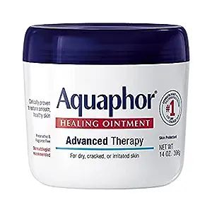 Aquaphor Healing Ointment, Advanced Therapy Skin Protectant, Dry Skin Body Moisturizer, Multi-Purpose Healing Ointment, For Dry, Cracked Skin & Minor Cuts & Burns, 14 Oz Jar Aquaphor Healing Ointment, Dry Cracked Hands, Dry Cuticles, Extremely Dry Skin, Dry Skin Body, Healing Balm, Healing Ointment, Cracked Skin, Hydrating Mask