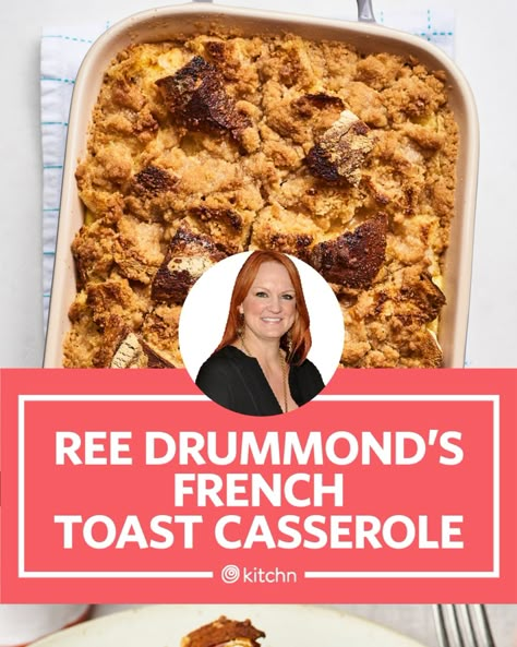 Pioneer Woman's French Toast Casserole Recipe Review | Kitchn Pioneer Woman Baked French Toast, Pioneer Woman French Toast Bake, Pioneer Woman Breakfast Casserole Ree Drummond Christmas Morning, Cinnamon Baked French Toast Ree Drummond, Pioneer Women French Toast Bake, Ree Drummond French Toast Casserole, French Toast Casserole Ree Drummond, Christmas French Toast Casserole Overnight, Pioneer Woman Overnight French Toast