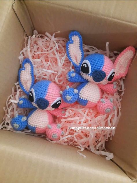 Angel Stitch Crochet Pattern, Lilo And Stitch Angel, Stitch And Angel Crochet, Stitch Amigurumi, Crochet Stitch Lilo And Stitch, Lilo And Stitch Amigurumi, Crochet Angel From Lilo And Stitch, Crochet Stitch From Lilo And Stitch, Disney Crochet Patterns