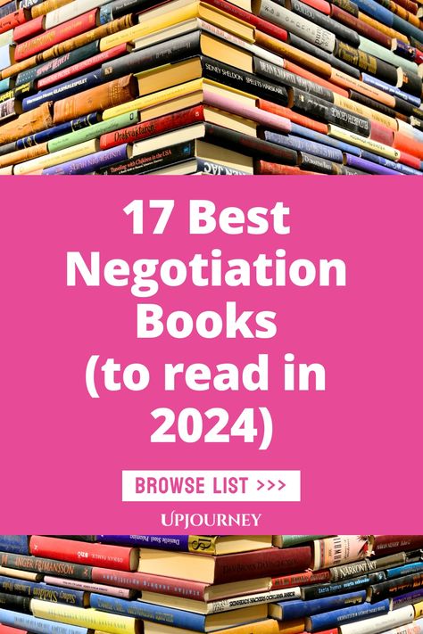 Explore the top 17 negotiation books to add to your reading list in 2024. Enhance your negotiation skills and strategies with these highly recommended picks. Whether you're new to negotiating or looking to sharpen your expertise, these books offer valuable insights and practical advice. From classic titles to modern guides, there's something for everyone interested in mastering the art of negotiation. Elevate your communication and persuasion skills with this curated selection of must-read resou Negotiation Books, The Art Of Negotiation, Art Of Persuasion, One Step Beyond, Best Self Help Books, Negotiation Skills, Life Changing Books, Personal Development Books, Books For Moms