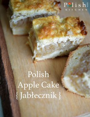 Polish Apple Cake, Polish Desserts, Ukrainian Recipes, Pecan Cake, Apple Cake Recipes, Hungarian Recipes, Polish Recipes, European Food, Apple Cake