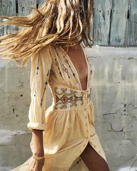 BOHO BEAUTY sabo summer sun dress Look Boho Chic, Boho Styl, Fest Outfits, Mode Hippie, Estilo Hippie, Outfit Chic, Boho Beauty, Mode Boho, Chic Type