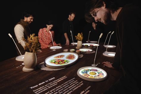 Dinner in 2050 at COP28 - Tellart Immersive Installation, Led Projects, Food Security, Climate Action, Immersive Experience, Experience Design, Experiential, Sustainable Living, Favorite Recipes