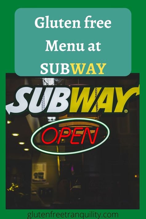 Subway Bread, Subway Menu, What Is Gluten Free, What Is Gluten, Going Gluten Free, Gluten Free Menu, Free Tips, Gluten Free Bread, Dinner Time