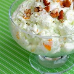 Pistachio Fluff Fruit Salad - Allrecipes.com Fluff Fruit Salad, Pistachio Fluff, Fluff Salad Recipes, Pistachio Salad, Recipe Salad, Pistachio Pudding, Fruit Salad Recipes, Fruit Cocktails, Dessert Salads