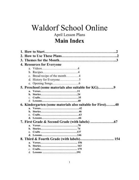 Waldorf Curriculum Homeschooling, Waldorf Kindergarten Homeschool, Waldorf Lessons, Moon Lessons, April Lesson Plans, Waldorf Curriculum, Lesson Plan Pdf, Waldorf Kindergarten, Waldorf Teaching