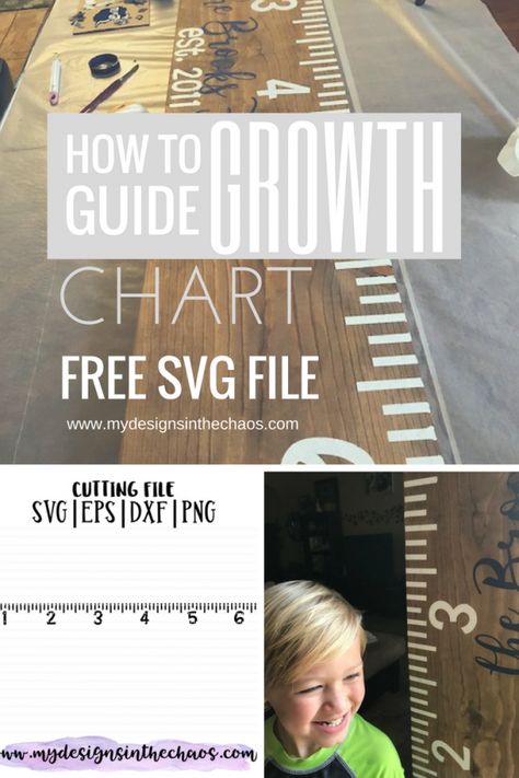 How to Make a Growth Chart - My Designs In the Chaos Ruler Growth Chart, Wooden Growth Chart, Growth Chart Ruler, Woodworking Toys, Best Baby Shower Gifts, Kids Wood, Woodworking Jigs, Wood Working For Beginners, Growth Chart