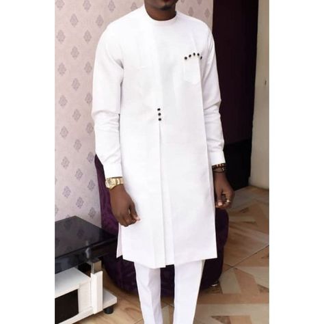 Fashion White Senator Traditional Native Wear | Jumia Nigeria Food Nigerian, Latest African Wear For Men, Mens Traditional Wear, African Men Clothing, African Wear For Men, Dashiki For Men, Nigerian Dress, Native Wears, Nigerian Bride