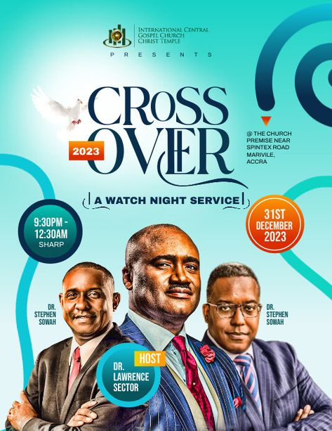 Crossover, 31st Night Church Flyer Template Watch Night Service Flyer, Crossover Service Flyer, Church Flyer Design Ideas, Church Anniversary Flyer Design, Family Day Poster, Church Flyer Design Templates, Church Design Flyer, Postermywall Templates, Family Graphic Design