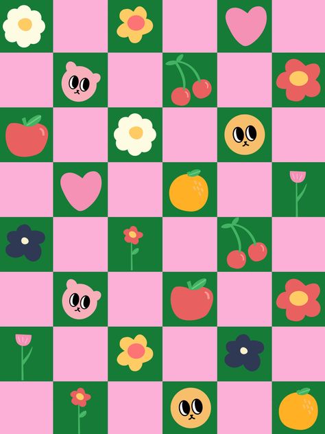 Checkers Checkers Wallpaper, Cute Checkered Wallpaper, Checkered Wallpaper, Salon Promotions, Wiggle Wiggle, Checker Wallpaper, Summer Iphone, Checker Print, Watch Wallpaper