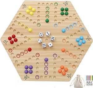 Discover the timeless fun of the Original Marble Game Wahoo Board! This double-sided, painted wooden Fast Track board game is perfect for 6 and 4 players. With 6 vibrant colors, 24 marbles, and 6 dice, it's ideal for family gatherings, friends, and parties. Bring everyone together for hours of strategic play and laughter with this classic game. Get yours today and create lasting memories! 😃 https://amzn.to/45P12p8 Marble Board Game, Wahoo Board, Aggravation Board Game, Board Game Template, Marble Games, Marble Board, Siding Paint, Team Games, Perfect Game