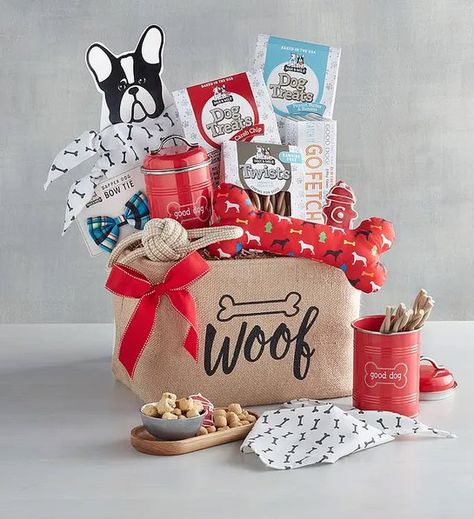 Buying gifts for dog lovers is a great way to show how much you care. We have presents for every pet parent, from flowers to jewelry to gift baskets. Peanut Butter Banana Dog Treats, Pet Gift Basket, Banana Dog Treats, Dog Gift Basket, Auction Basket, Personalization Mall, Mom Gift Basket, Baskets Gifts, Gifts Baskets