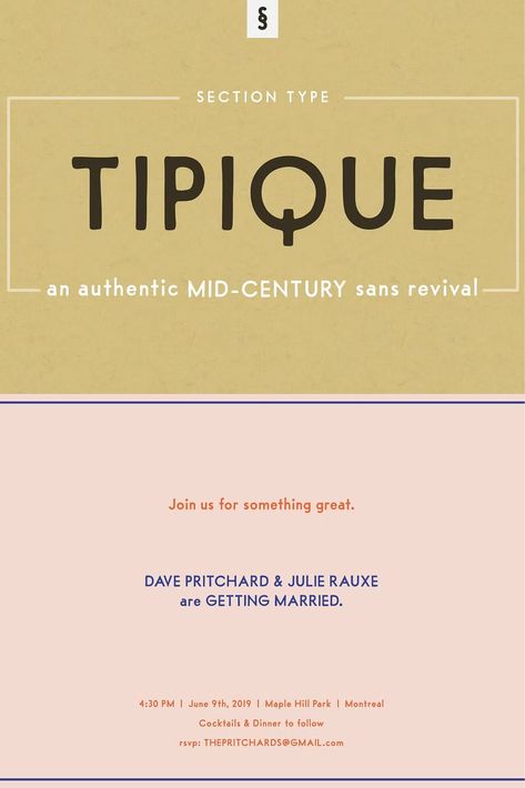 Tipique | Mid-Century Font Revival Check more at https://leasted.com/fonts/tipique-mid-century-font-revival/ Agency Logo, Font Typography, Modern Fonts, Home Logo, Typography Fonts, Mid-century Modern, Typography, Logo Design, Mid Century