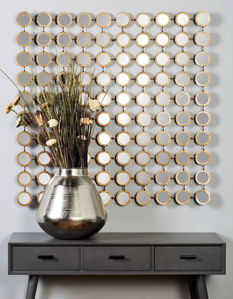 Zebra Print Walls, Mirror Wall Panel, Round Gold Mirror, Metal Wall Mirror, Mirror Panel, Gold Mirror Wall, Modern Mirror Wall, Brass Mirror, Wall Decor Design