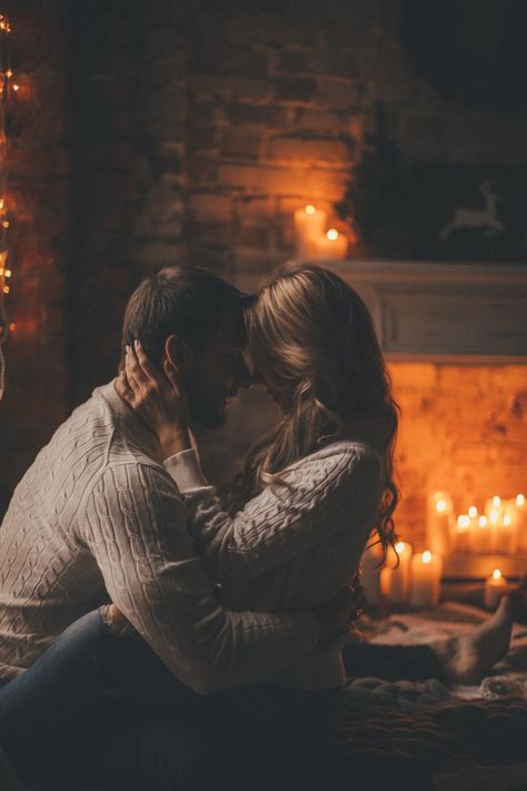 Cuddling Couples By Fireplace, Fireplace Photoshoot, Intimacy Couples, Romantic Couples Photography, Couple Romance, Couple Style, Photo Couple, Couple Photography Poses, Paros