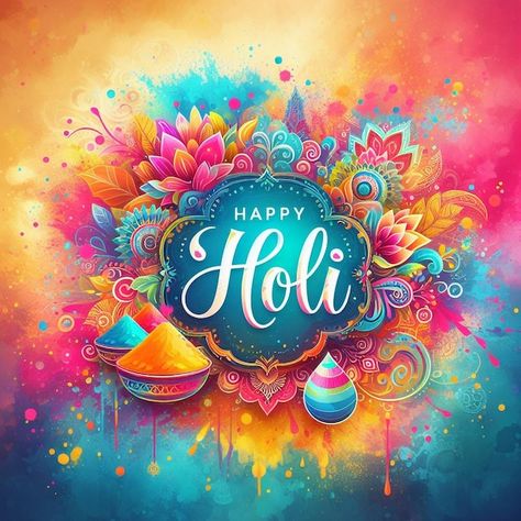 Background Holi, Holi Wallpapers, New Holi, Holi Images, Festival Background, 3d Hand, Holi Festival, Happy Holi, Iconic Photos