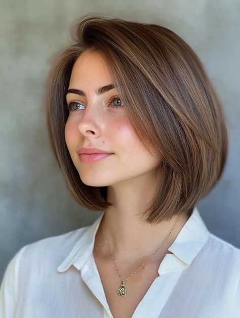 Top Shoulder-Length Bob Haircuts: Versatile Styles for Every Face Shape and Hair Type Hair Color Bob Haircut, Haïr Cut For Women Short, Short Layered Hair Women, Short With Bangs Hairstyles, Short Haircuts For Women Shoulder Length, Shoulder Haircut With Layers, Haircut For Short Hair For Women, Shoulder Length Bob Haircut With Bangs, Short Hair For Wavy Hair