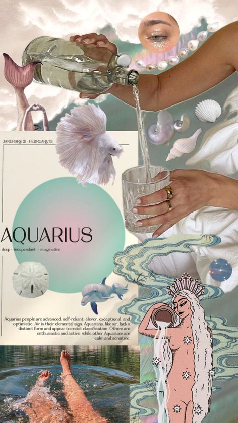 #aquarius #aquariussun #mood #waterbearer #nature #astro #ocean #water #lover Water Bearer, Ocean Water, Water, Nature