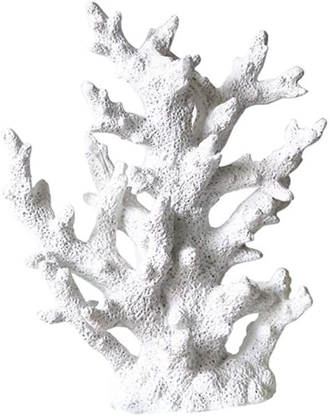 Amazon.com : Artificial Coral Ornament Underwater Sea Plants Decorations Craft Resin Aquarium Plants Coral Fish Tank Decorations - White : Pet Supplies Coral Fish Tank, Coral Aquarium, Coral Reef Aquarium, Artificial Coral, Aquarium Landscape, Coral Decor, Sea Plants, Underwater Sea, Stone Ornaments