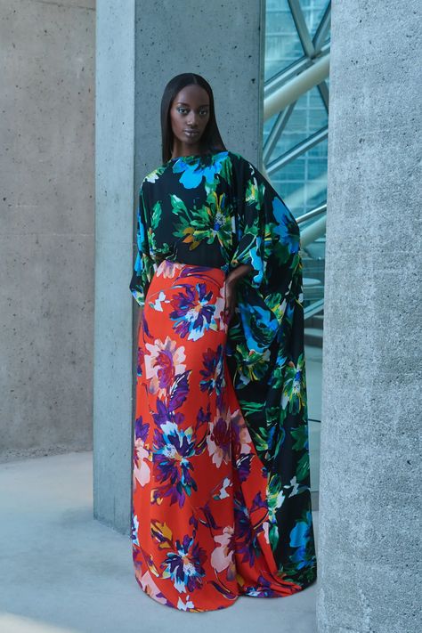 Greta Constantine, Resort 2024 Collection, Dress Runway, Fashion Runway Show, Resort 2024, Black Entrepreneurs, Big Sleeves, Printed Dresses, Runway Trends