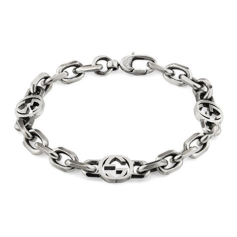 Gucci Chain, Silver Link Bracelet, Gucci Jewelry, Silver Chain Bracelet, Couple Bracelets, Metal Chain Link, Bangles Jewelry, Sterling Silver Bracelet, Gucci Men