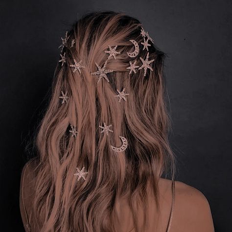 Celestial Wedding Theme, Starry Wedding, Goth Prom, Celestial Wedding, Prom Hair, Ideas Style, Wedding Makeup, Home Ideas, Hair Inspo