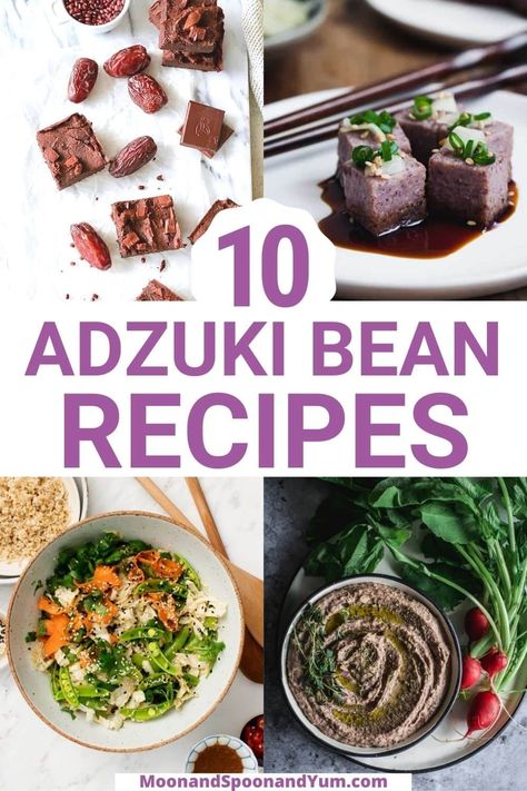 Adzuki Bean Recipes, Azuki Bean Recipes, Adzuki Bean Recipe, Dry Beans Recipe, Gluten Free Family Meals, Bean Snacks, Bean Chili Recipe, Vegan Plant Based, Azuki Bean