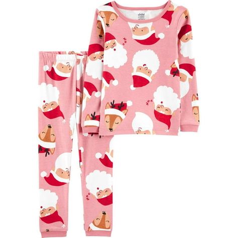 Child of Mine made by Carter's Infant Cotton 4-piece Pajama - Walmart.ca Pajamas At Walmart, Target Pajamas Christmas, Target Christmas Pajama Pants, Carters Christmas Pajamas, Toddler Girl Pajamas, Walmart Canada, Baby Outfit, Baby Girl Clothes, Outfit Sets