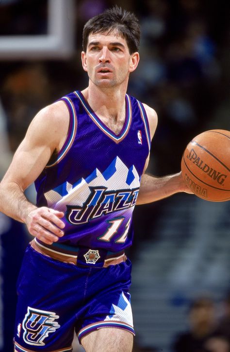 Utah Jazz Basketball, John Stockton, Jazz Players, Karl Malone, Basketball Players Nba, Basketball Highlights, Nba Stars, Sports Pictures, Utah Jazz