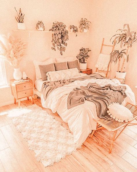 Bedroom Ideas For Couples Color Schemes, Boho Teen Bedroom, Bedroom Ideas For Small Rooms Women, Teen Bedroom Designs, Homburg, Slaap Lekker, Cute Bedroom Ideas, Bedroom Decor Inspiration, Preppy Room Decor