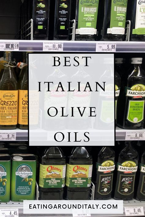 italian supermarket shelves lined with olive oils with text overlay box Drinking Olive Oil, Easy Morning Routine, Olive Oil Brands, Italian Olives, Greek Olives, Easy Morning, Olive Oils, Organic Olive Oil, Kalamata Olives