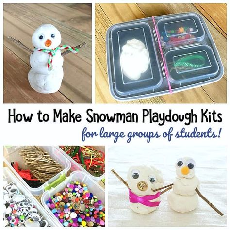 Make Your Own Snowman Kit, Winter Large Group Activities Preschool, Winter Class Party Crafts, Preschool Winter Games, Winter Party Crafts For 1st Grade, Winter Party Kindergarten, Classroom Birthday Activities, 1st Grade Winter Party Ideas, School Winter Party Ideas Elementary