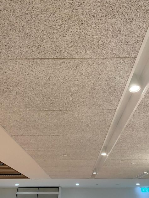 The brief was clear - a textured ceiling, fully accessible, high acoustics with integrated services...  We delivered with Heradesign wood wool panels and our Apollo Service Troughs. ✅️ 🔥 🙌  #acousticceiling #MBSarchitectural #material #architecture #interiordesign #ceiling #interior #ceilingdesign #acoustics #ceilingdesigns #interiordesigner #restaurant #architects #aesthetics #woodwool Material Architecture, Wood Wool Panels, Textured Ceiling, Ceiling Interior, Acoustic Ceiling Panels, Ceiling Texture, Basement Ceiling, Ceiling Panels, Acoustic Panels