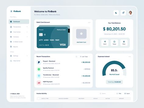 Dashboard Design Template, Web Application Ui, Web App Ui Design, Desain Ux, Light Png, Portal Design, Ui Design Dashboard, Web Dashboard, Credit Card Design